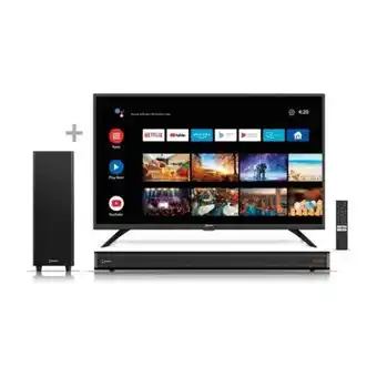 Hiraoka Tv miray dled fhd smart 40" ms40-t1000bt + soundbar miray sbm-w602bt oferta