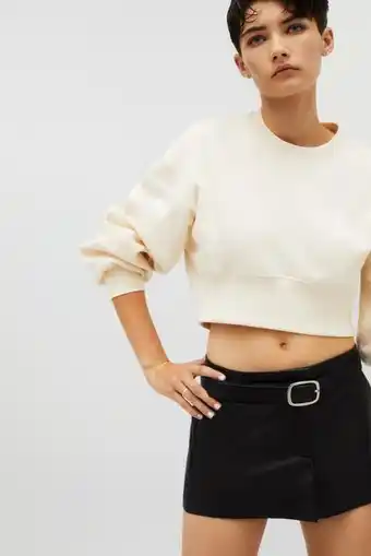 ZARA Sudadera crop kaia x zara oferta