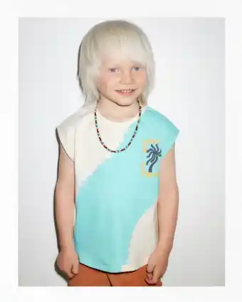 ZARA Camiseta palmera big olita oferta