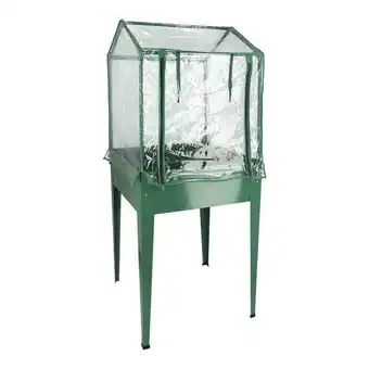 Casaideas Invernadero metal patas altas 60x60x154,5 cm oferta