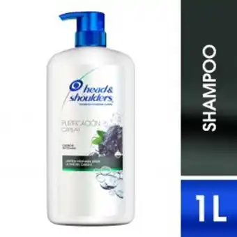 Freshmart Shampoo head & shoulders purificación capilar carbón activado 1 l - unidad oferta