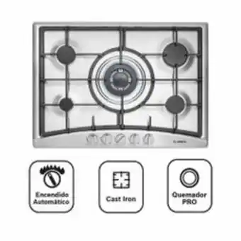 Metro Bosch cocina empotrable pgq7g5b90l 5 quemadores oferta