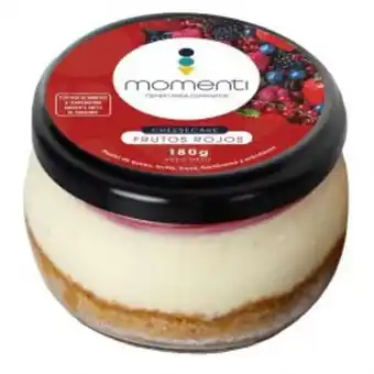 Freshmart Cheesecake frutos rojos momenti - jar 180gr - unidad oferta