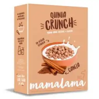 Cereal quinua crunch de canela mamalama - caja 240 gr - unidad