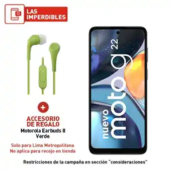 Claro Moto g22 negro 128gb + liberado + p oferta