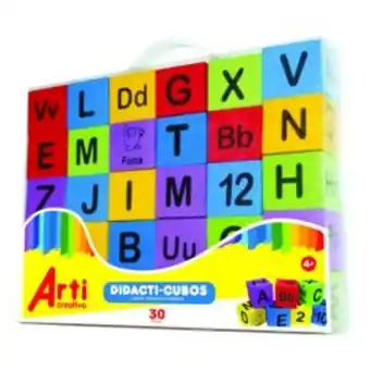 Freshmart Cubos goma eva didacti arti creativo - envase 30 cubos - unidad oferta