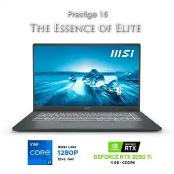 Hiraoka Laptop msi prestige 15 a12ud 15.6" intel core i7-1280p 512gb ssd 16gb ram oferta