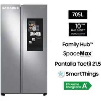 Linio Refrigeradora samsung sbs family hub 705... oferta