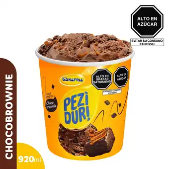 Tottus Helado donofrio peziduri chocobrownie 920 ml oferta