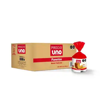 Tottus Caja de panetón precio uno en bolsa 800 g 6 unidades oferta