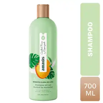 Tottus Shampoo amaras bendito clima lima mango 700 ml oferta