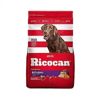 Tottus Comida para perros ricocan adultos multisabores 1 kg oferta