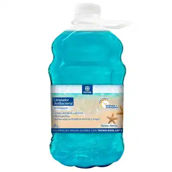 Tottus Limpiador antibacterial tottus paraíso marino 4 l oferta