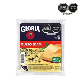 Tottus Queso edam gloria 250 g oferta
