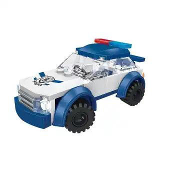 Tottus Set de bloque auto de policia 86 pzas oferta