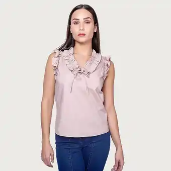 Mentha & Chocolate Blusa bolonia palo rosa oferta