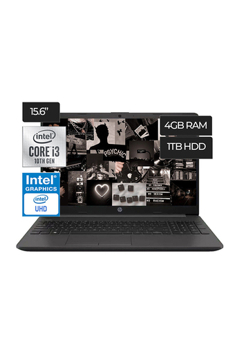 Tiendas EFE Laptop hp hp 250 g8 intel core i3 15.6" hd 8gb ddr4 1tb hdd plata oferta