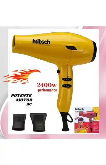 Tiendas EFE Secador de pelo hubsch ac 2400w 2 velocidades oferta