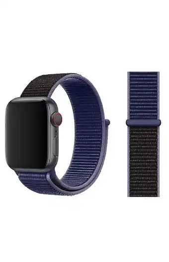 Tiendas EFE Correa nylon azul - watch 42/44/45mm oferta