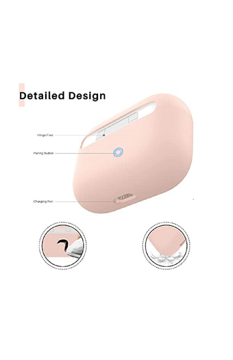 Tiendas EFE Case de silicona para airpods pro rosa oferta