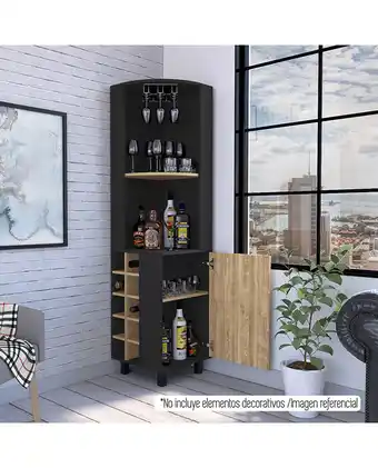 Tiendas EFE Bar esquinero tuhome kaia (2c) wengue/miel oferta
