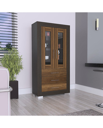 Tiendas EFE Estantería tuhome albatros - wengue/caramelo oferta