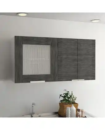 Tiendas EFE Mueble superior tuhome fendi - roble gris/blanco oferta