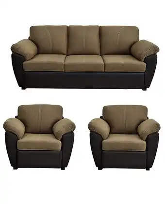 Tiendas EFE Juego de sala 3-1-1 santander - marron oferta