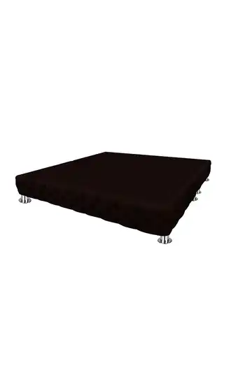 Tiendas EFE Box tarima mavisac capitoneado plaza king - marrón oferta