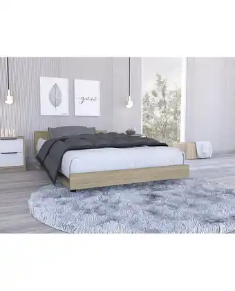 Tiendas EFE Cama tuhome kaia/single - rovere/blanco oferta