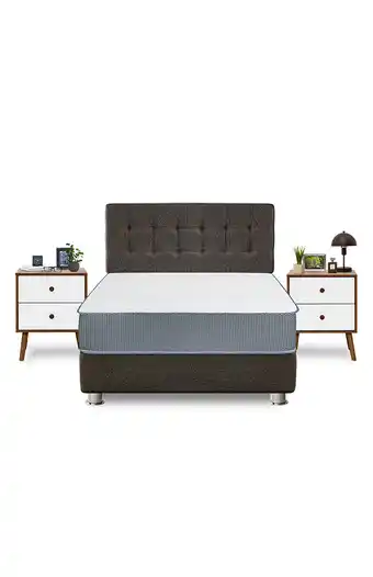 Tiendas EFE Dormitorio capella queen + velador for oferta