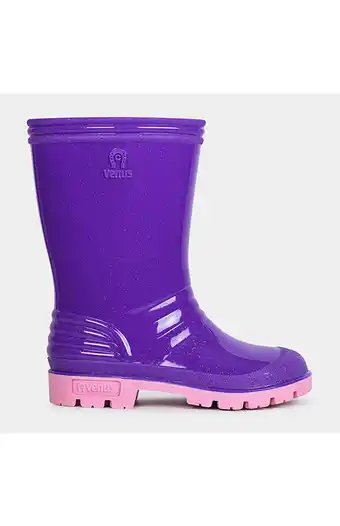 Tiendas EFE Botas impermeables venus solida violeta rosado oferta
