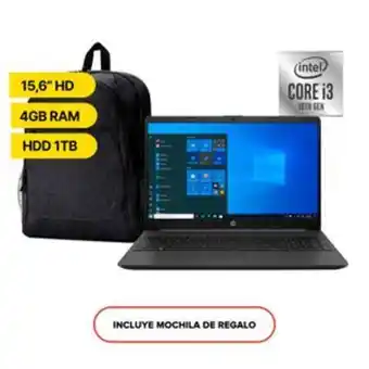 Tai Loy Laptop hp 15.6'' 250 g8 i3 4g 1tb-2p5l7lt + mochila oferta