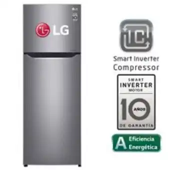 Metro Lg refrigeradora 312 lt gt32bppdc door cooling oferta