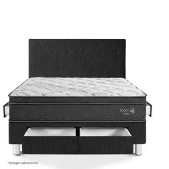 Paraiso del Perú Dormitorio con cajones pocket star | queen oferta