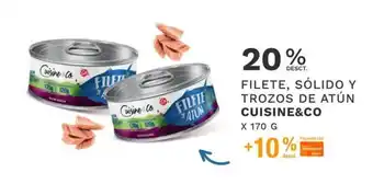 Wong Cuisine & Co Filete, Solido Y Trozos de Atun oferta