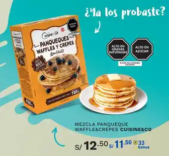 Wong Cuisine & Co Mezcla Panqueque Waffle & Crepes oferta