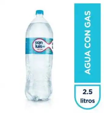 Freshmart Agua de mesa con gas san luis - botella 2.5l - unidad oferta