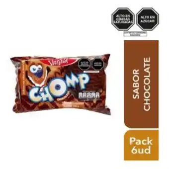 Freshmart Galletas chomp choco victoria - pack 6 unid - unidad oferta