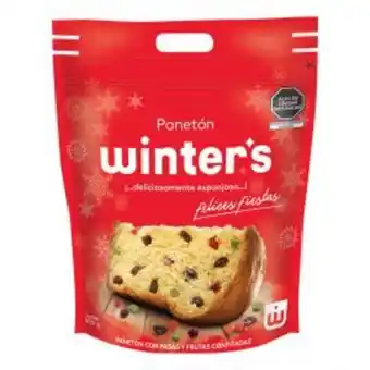 Freshmart Panetón winter's - bolsa 900 gr - unidad oferta