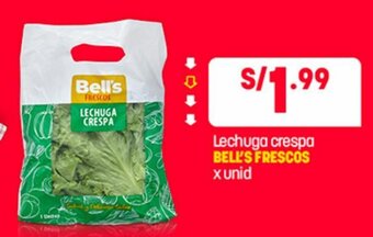 Plaza Vea Bell's Frescos Lechuga Crespa x unid oferta