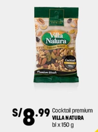 Plaza Vea Villa Natura Cocktail premium bl x 150g oferta