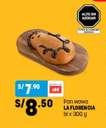 Plaza Vea La Florencia Pan wawa bl x 300g oferta