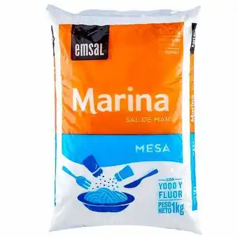 Vivanda Sal marina emsal mesa bolsa 1kg oferta