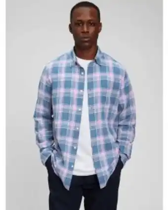 GAP Camisa manga larga linen hombre oferta
