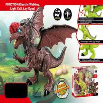 Tai Loy Dinosaurio con luz y sonido verde oferta