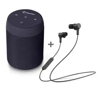 Hiraoka Parlante portátil miray pmbt-49n + audífono bluetooth miray am-16bt-n oferta