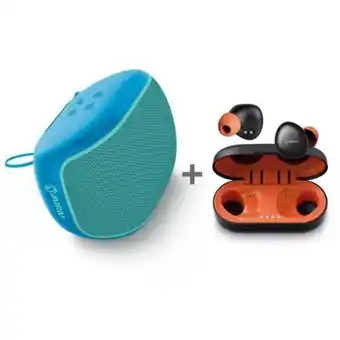 Hiraoka Parlante portátil c/ bluetooth miray pmbt-53a + audífono bluetooth miray am-14bt-n oferta