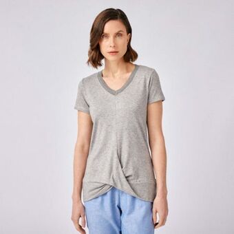 Fina Perú Polo gaby gris oferta