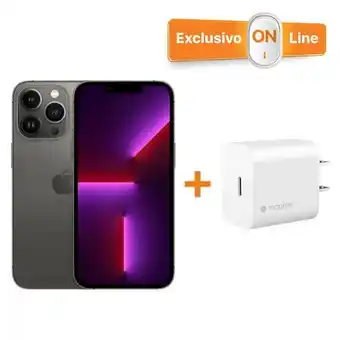 iShop Iphone 13 pro max grafito 512 + cargador de pared mophie usb-c 20w oferta